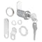 Prime-Line Drawer and Cabinet Lock, 1-3/8 in., Diecast, Stainless Steel, 1 in U 9950KA - alternate 1